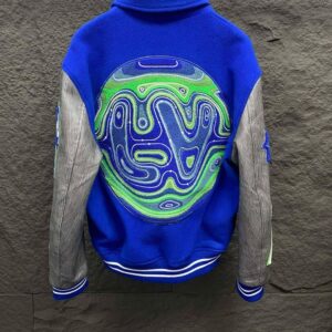 Azure Edge Unisex Designer Jacket