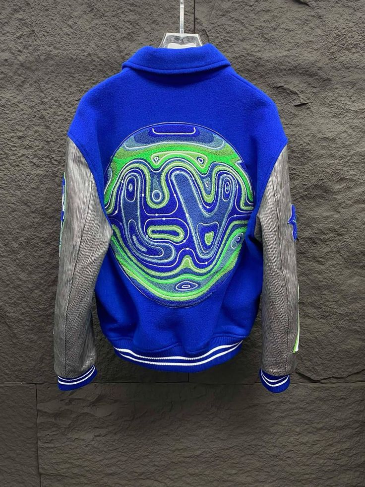 Azure Edge Unisex Designer Jacket