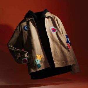 Beige Luxe Statement Jacket